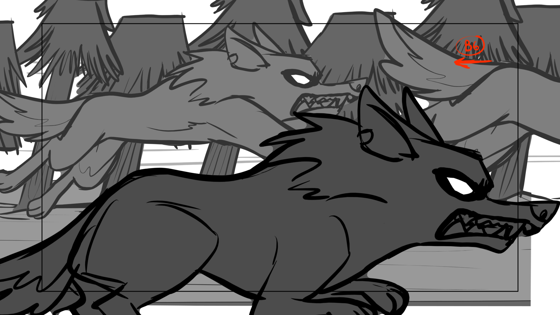 Venom Wars — Escena 8, panel 5, storyboard by Melissa Ballesteros